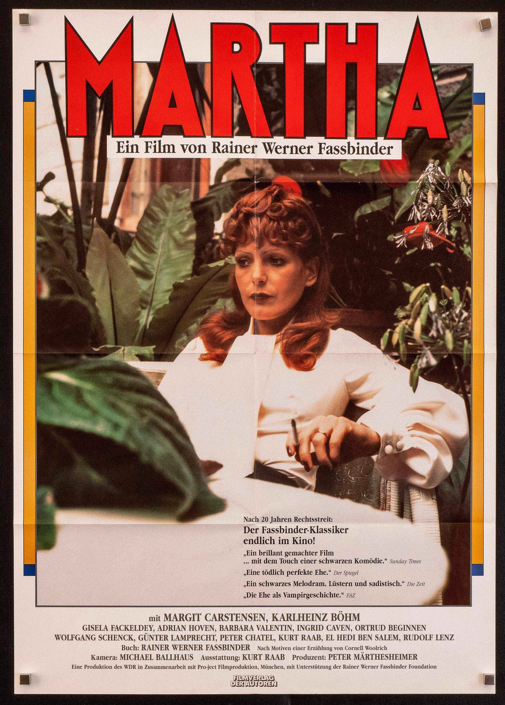 Martha Original Vintage Movie Poster