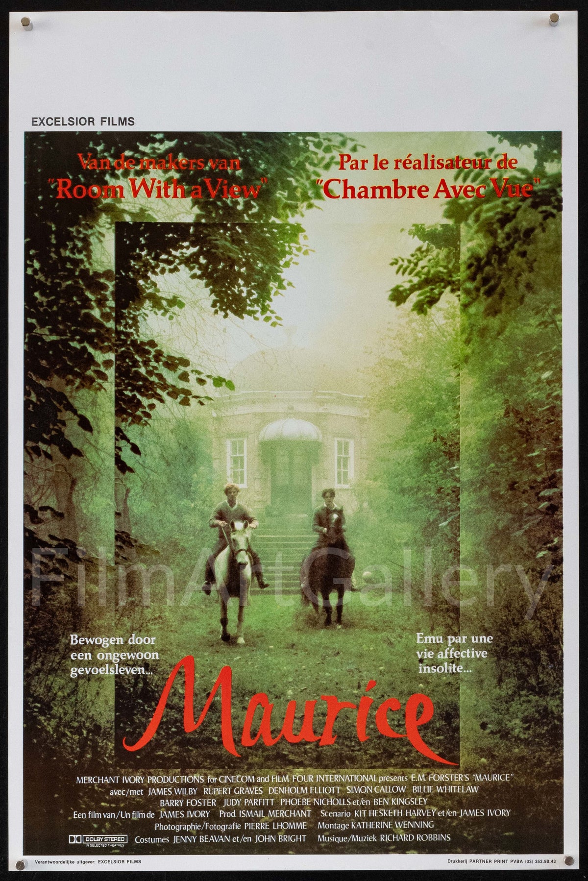 Maurice Original Vintage Movie Poster