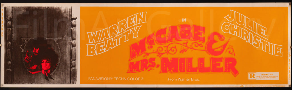 McCabe & Mrs. Miller 24x82 Original Vintage Movie Poster