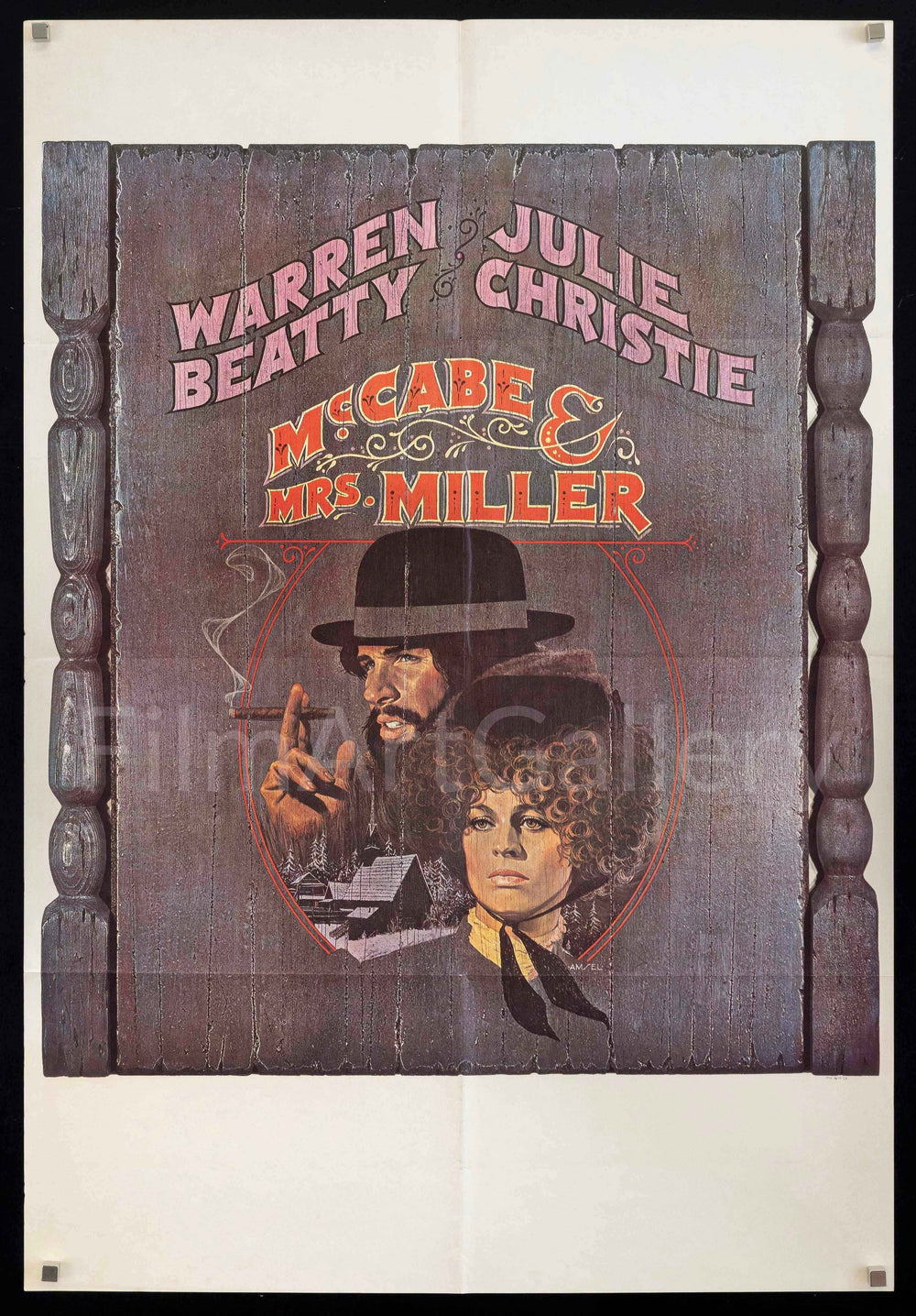 McCabe &amp; Mrs. Miller Original Vintage Movie Poster