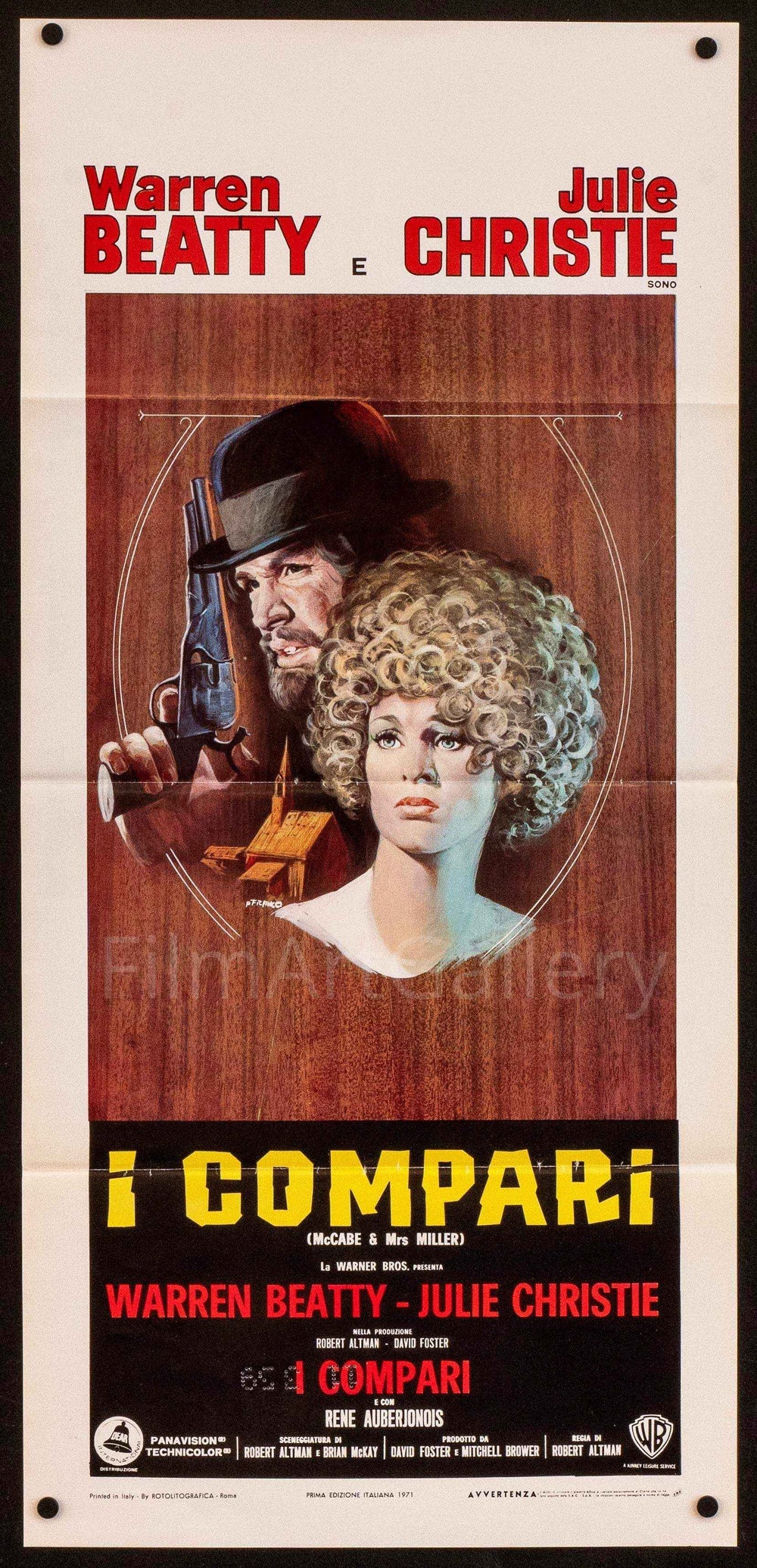 McCabe and Mrs. Miller Original Vintage Movie Poster