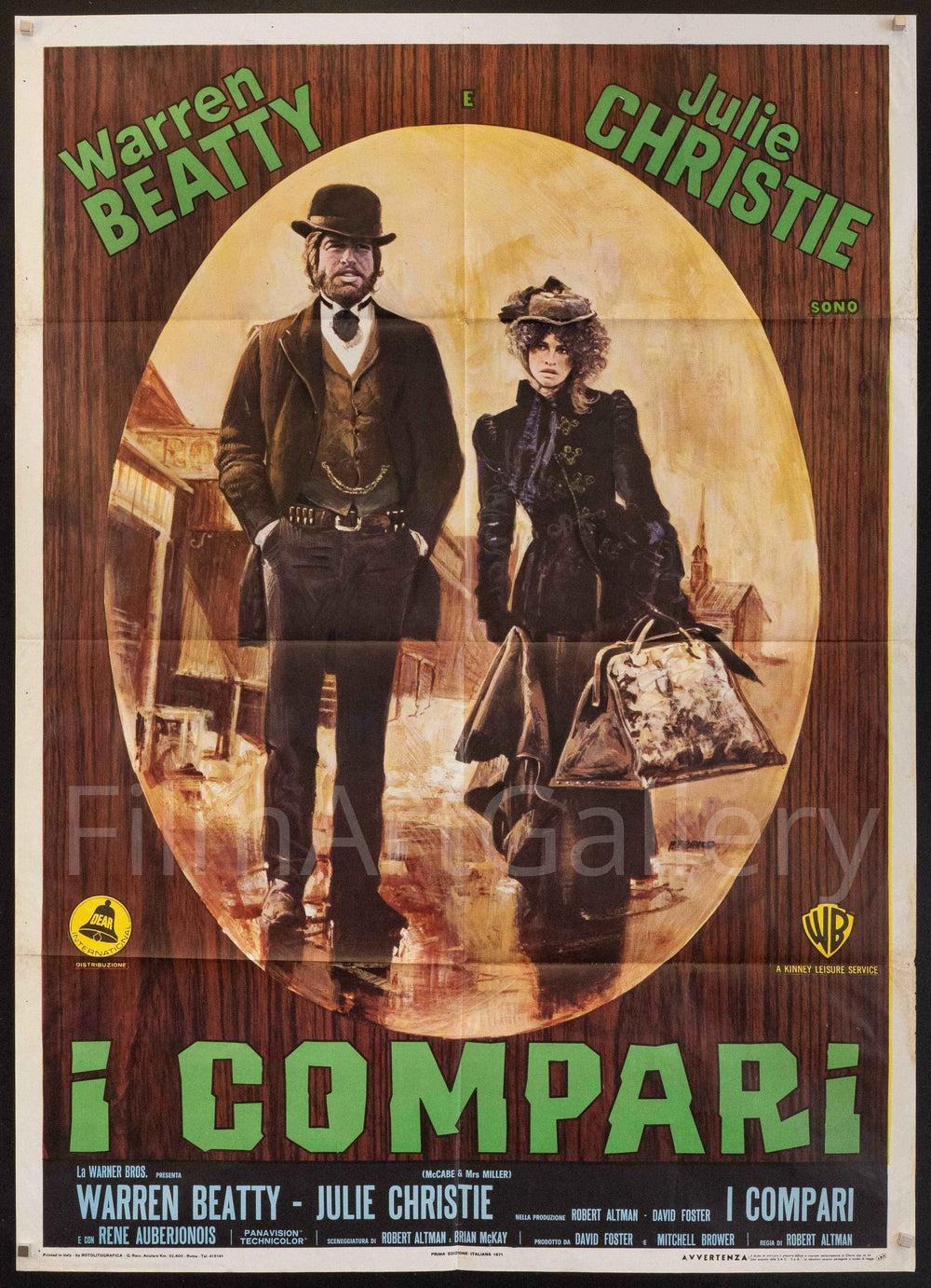McCabe and Mrs. Miller Original Vintage Movie Poster