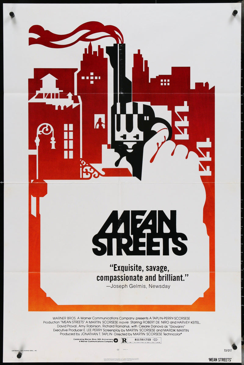 Mean Streets 1 Sheet (27x41) Original Vintage Movie Poster