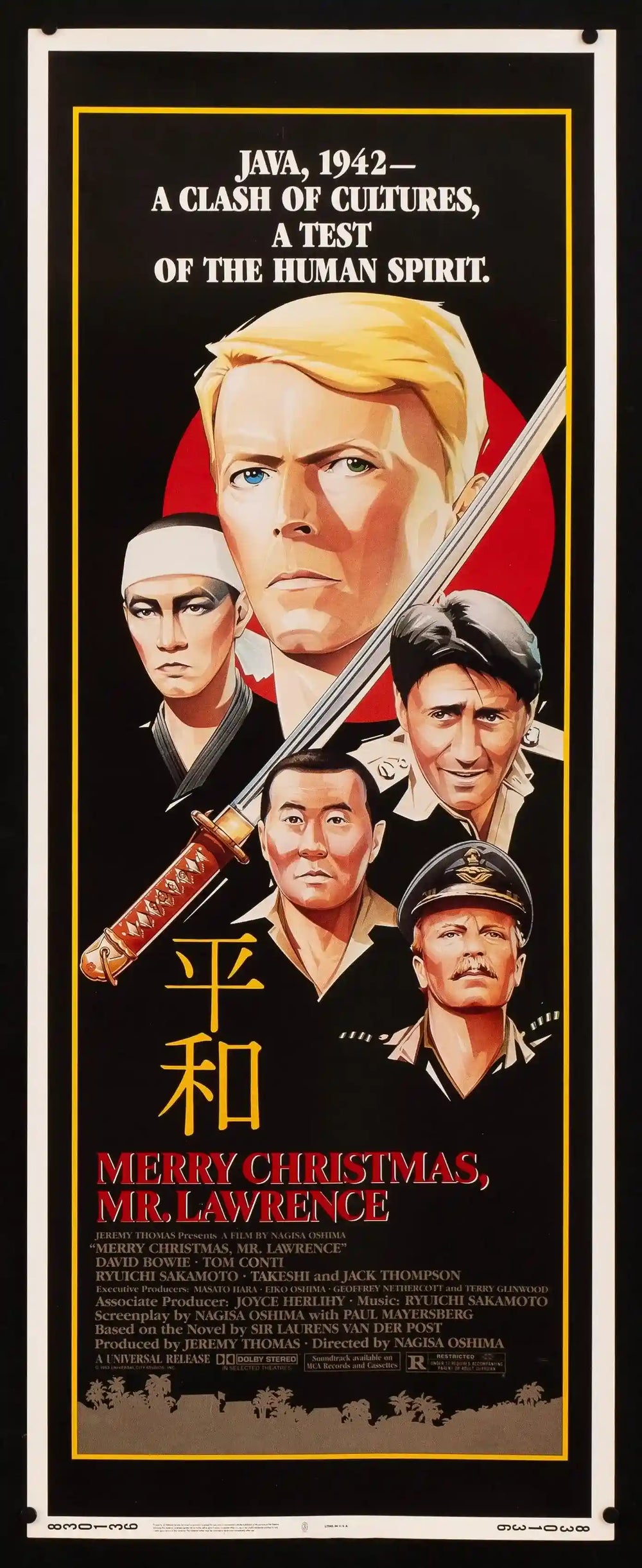 Merry Christmas, Mr. Lawrence Original Vintage Movie Poster