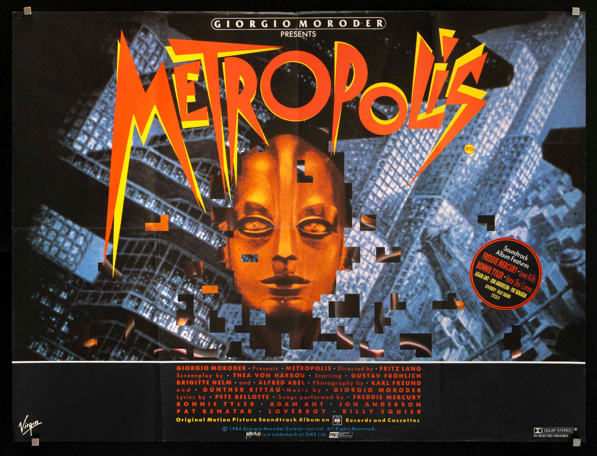 Metropolis Original Vintage Movie Poster