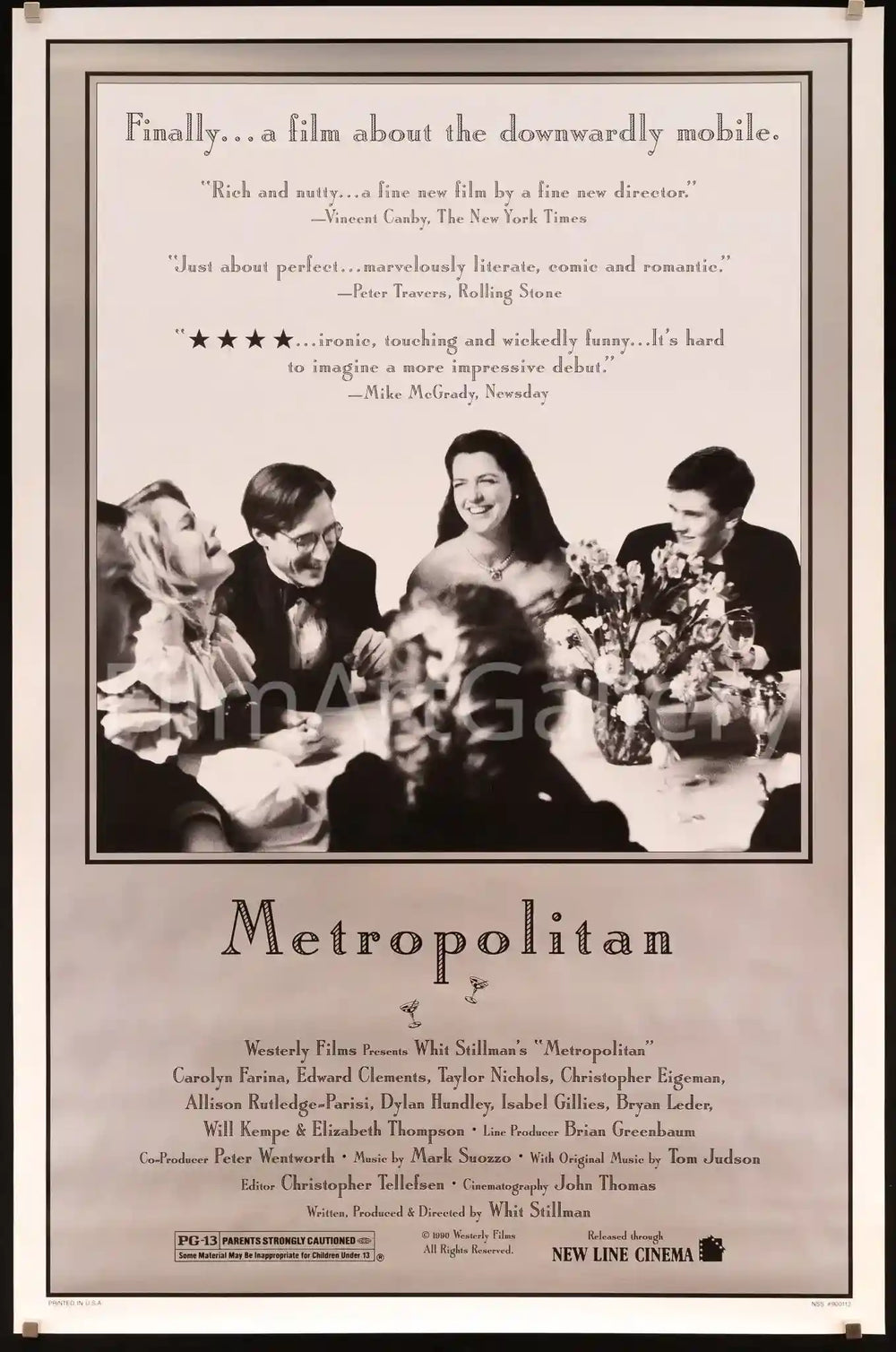 Metropolitan Original Vintage Movie Poster