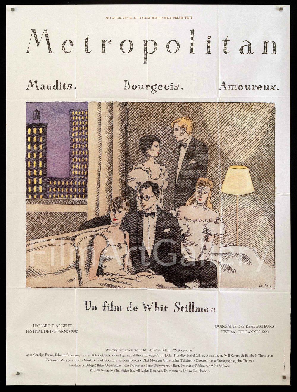 Metropolitan Original Vintage Movie Poster