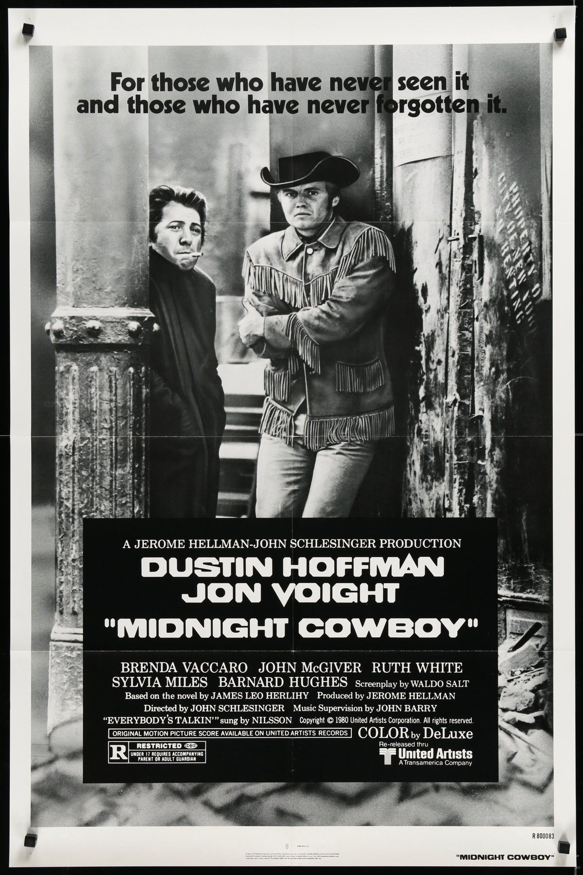 Midnight Cowboy 1 Sheet (27x41) Original Vintage Movie Poster