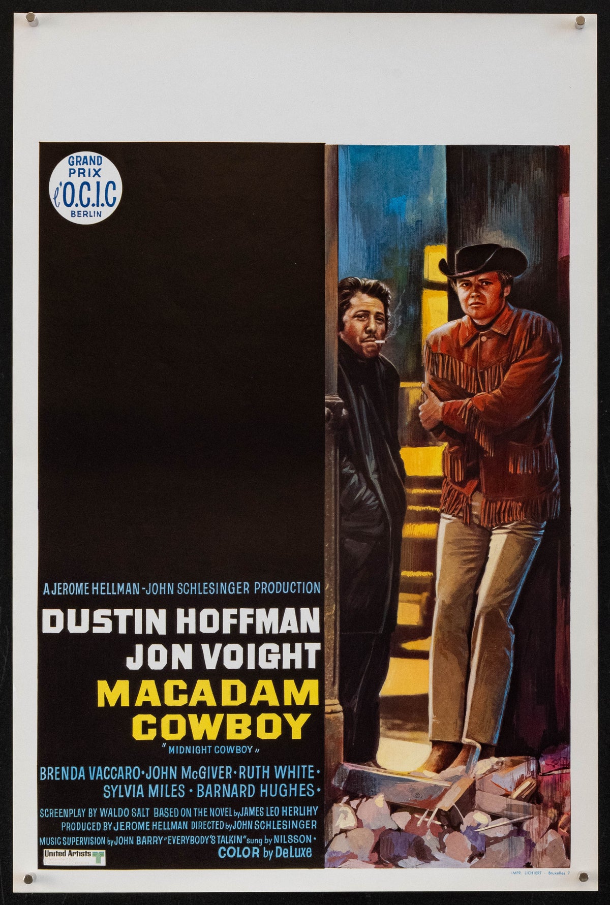 Midnight Cowboy Original Vintage Movie Poster