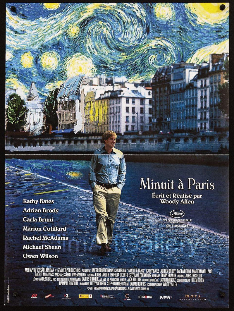 Midnight in Paris French Mini (16x23) Original Vintage Movie Poster