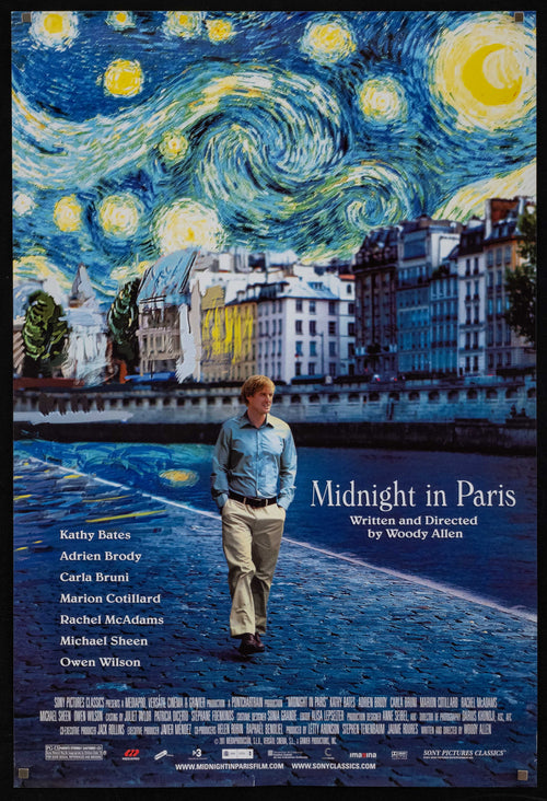 Midnight in Paris Original Vintage Movie Poster