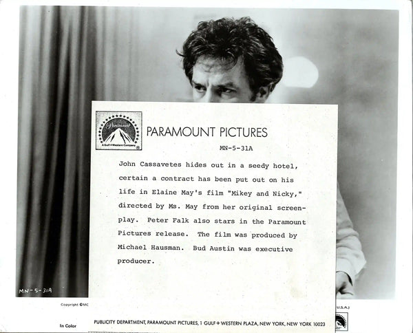 Mikey and Nicky Original Vintage Movie Poster