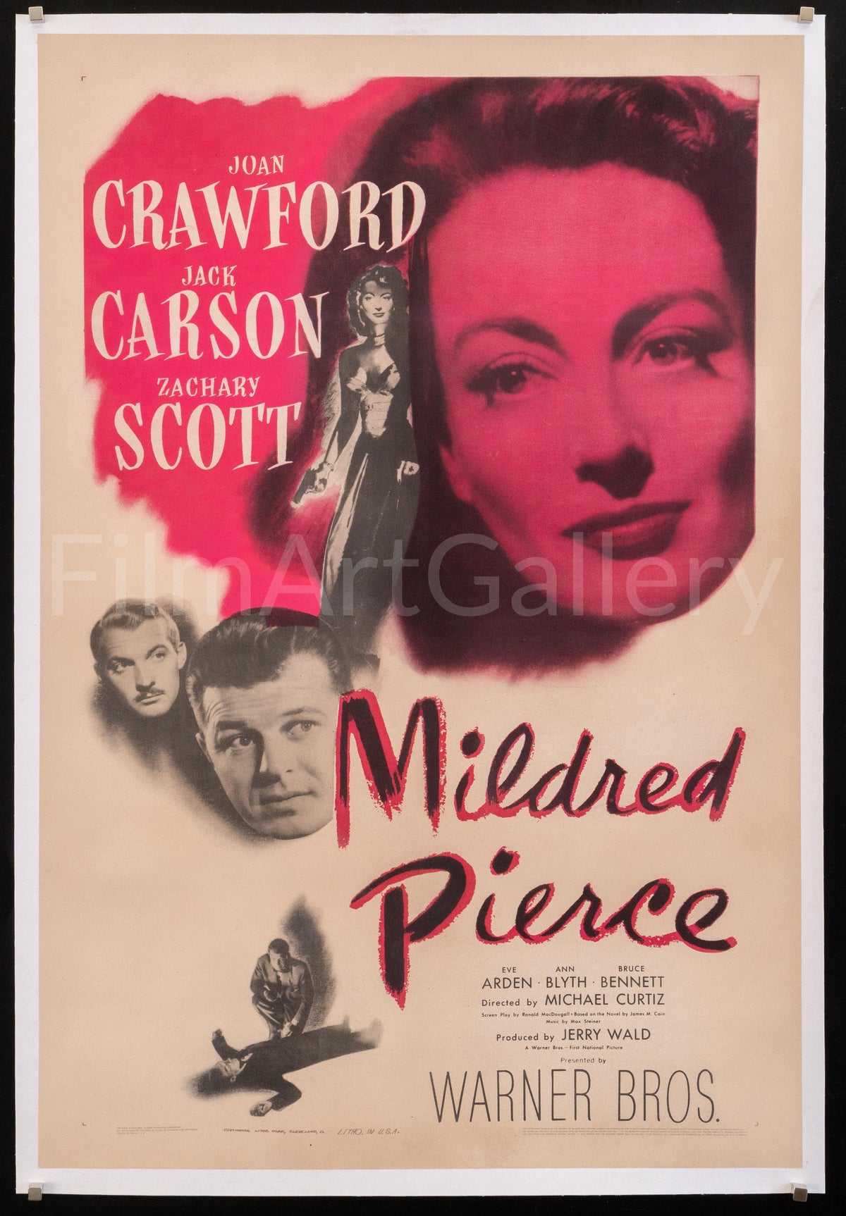 Mildred Pierce Original Vintage Movie Poster