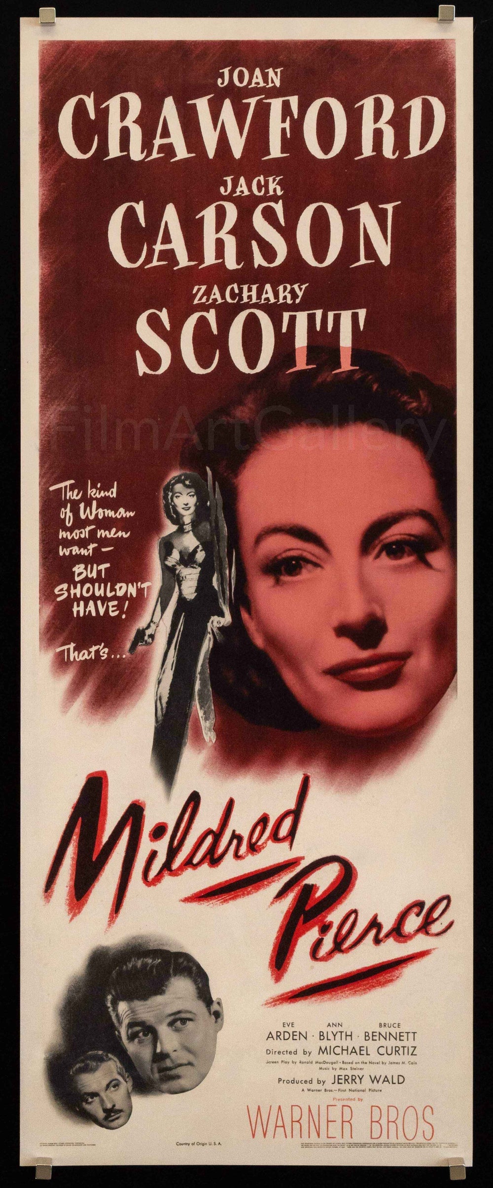 Mildred Pierce Original Vintage Movie Poster