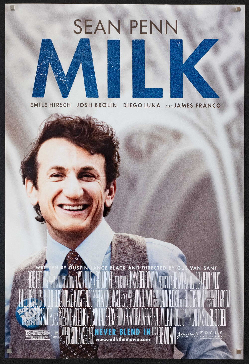 Milk Original Vintage Movie Poster