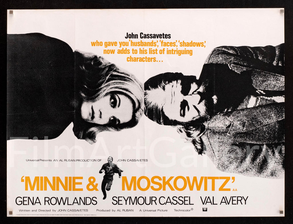Minnie and Moskowitz Original Vintage Movie Poster