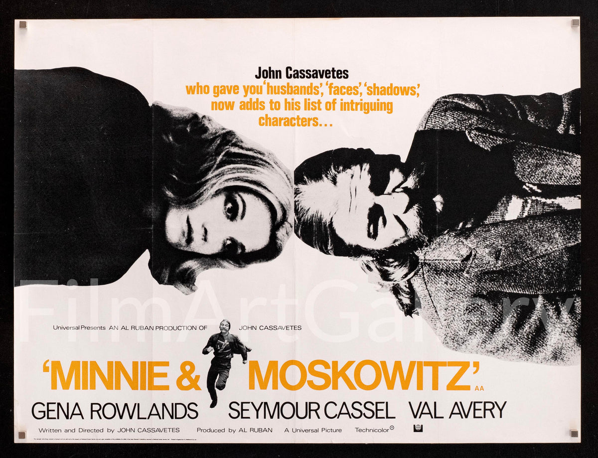Minnie and Moskowitz Original Vintage Movie Poster