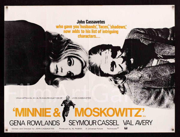 Minnie and Moskowitz Movie Posters for Sale | Film Art Gallery