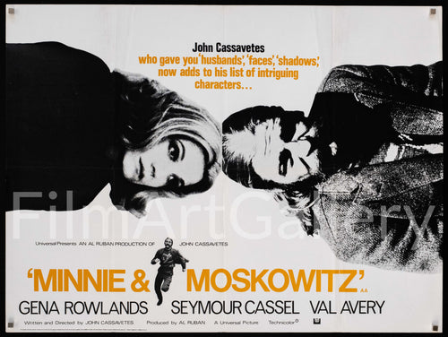 Minnie and Moskowitz Original Vintage Movie Poster