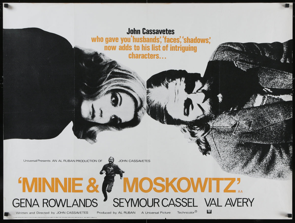 Minnie and Moskowitz Original Vintage Movie Poster