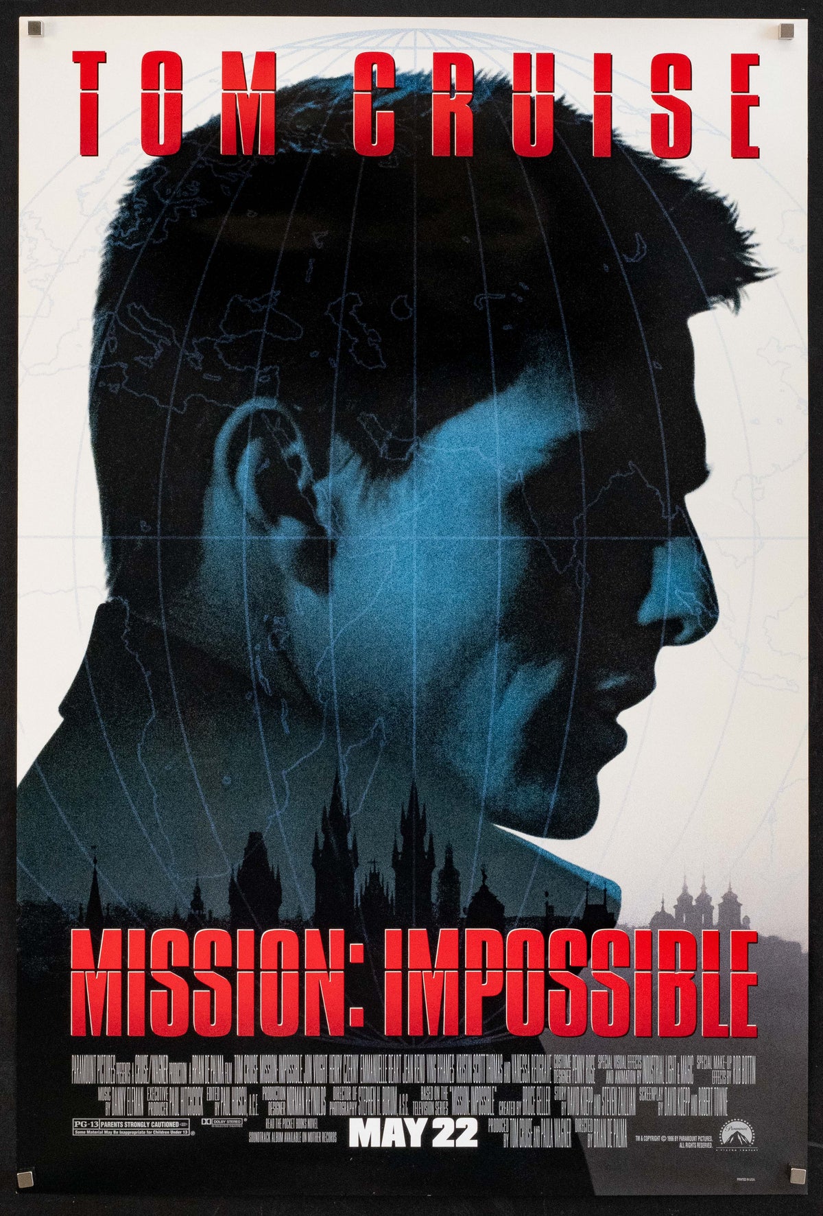 Mission Impossible Original Vintage Movie Poster
