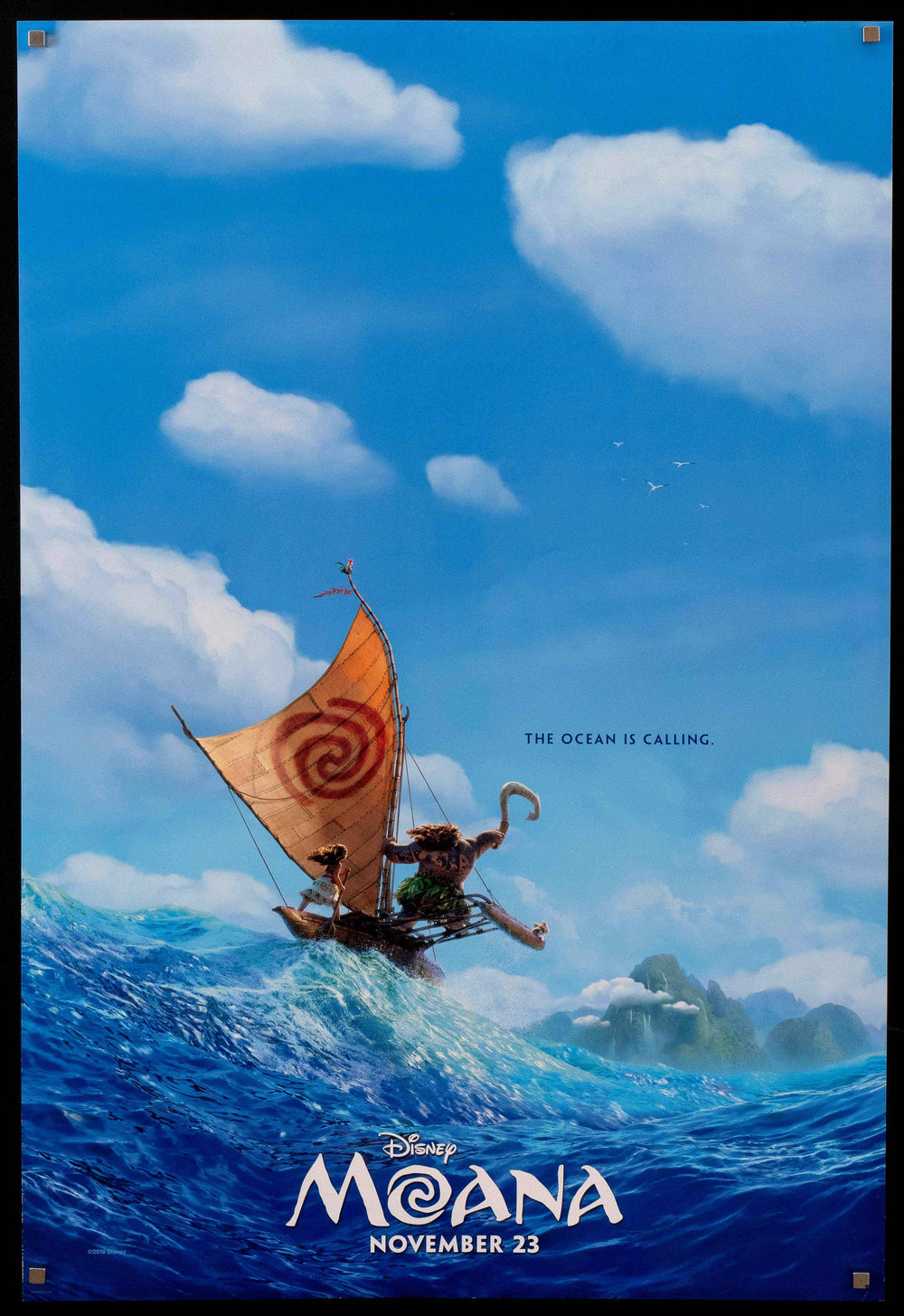 Moana Original Vintage Movie Poster
