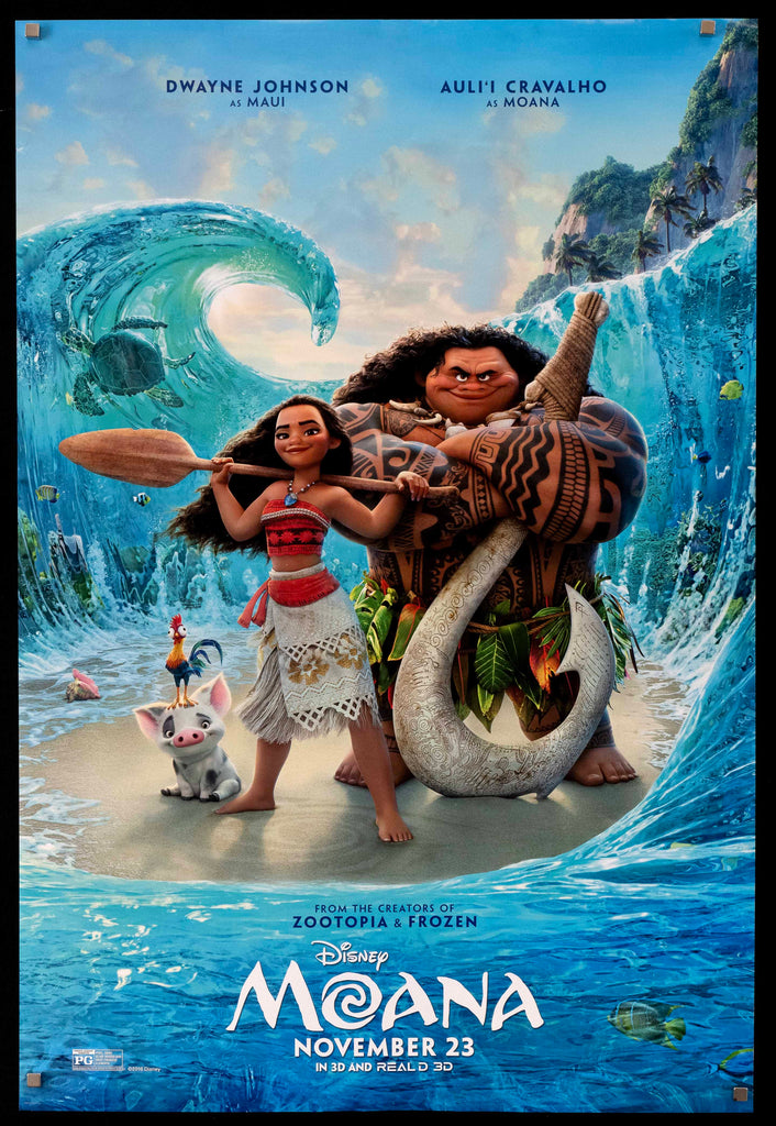 Moana Original Vintage Movie Poster