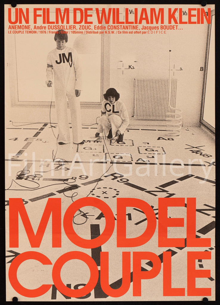 Model Couple (Le Couple Temoin) Original Vintage Movie Poster