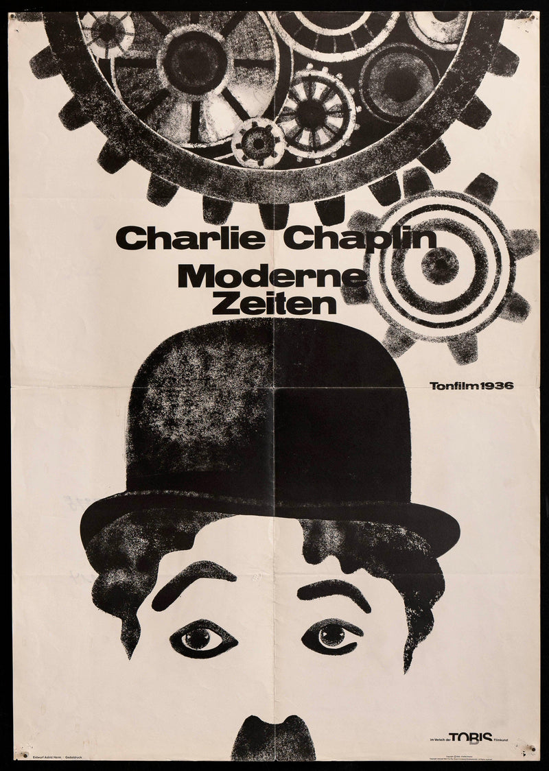 Modern Times German A1 (23x33) Original Vintage Movie Poster