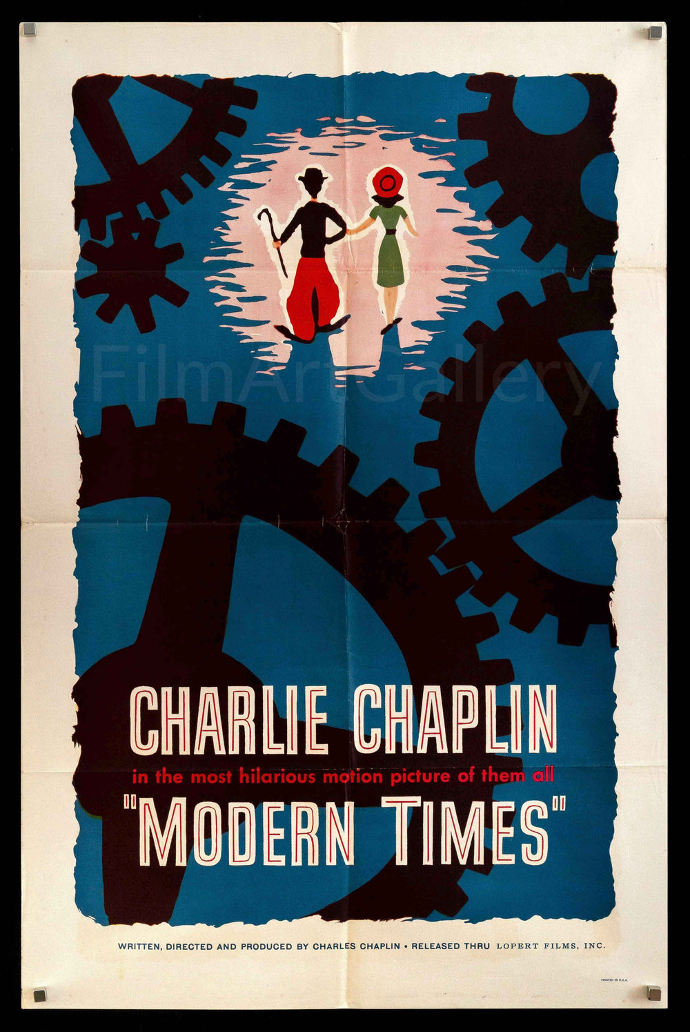 Modern Times Original Vintage Movie Poster