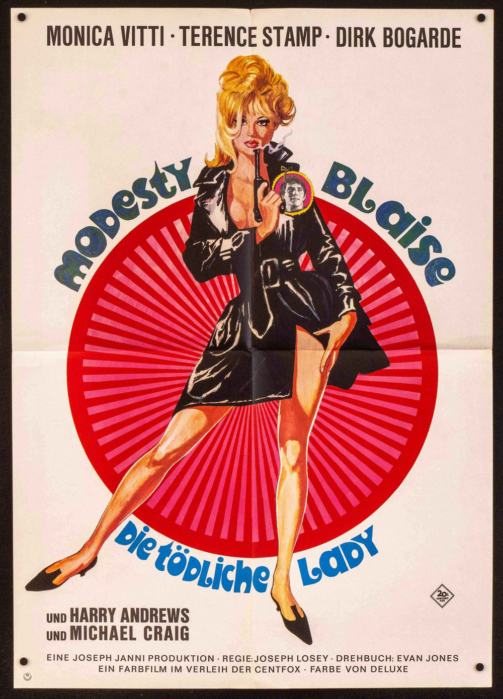 Modesty Blaise Original Vintage Movie Poster