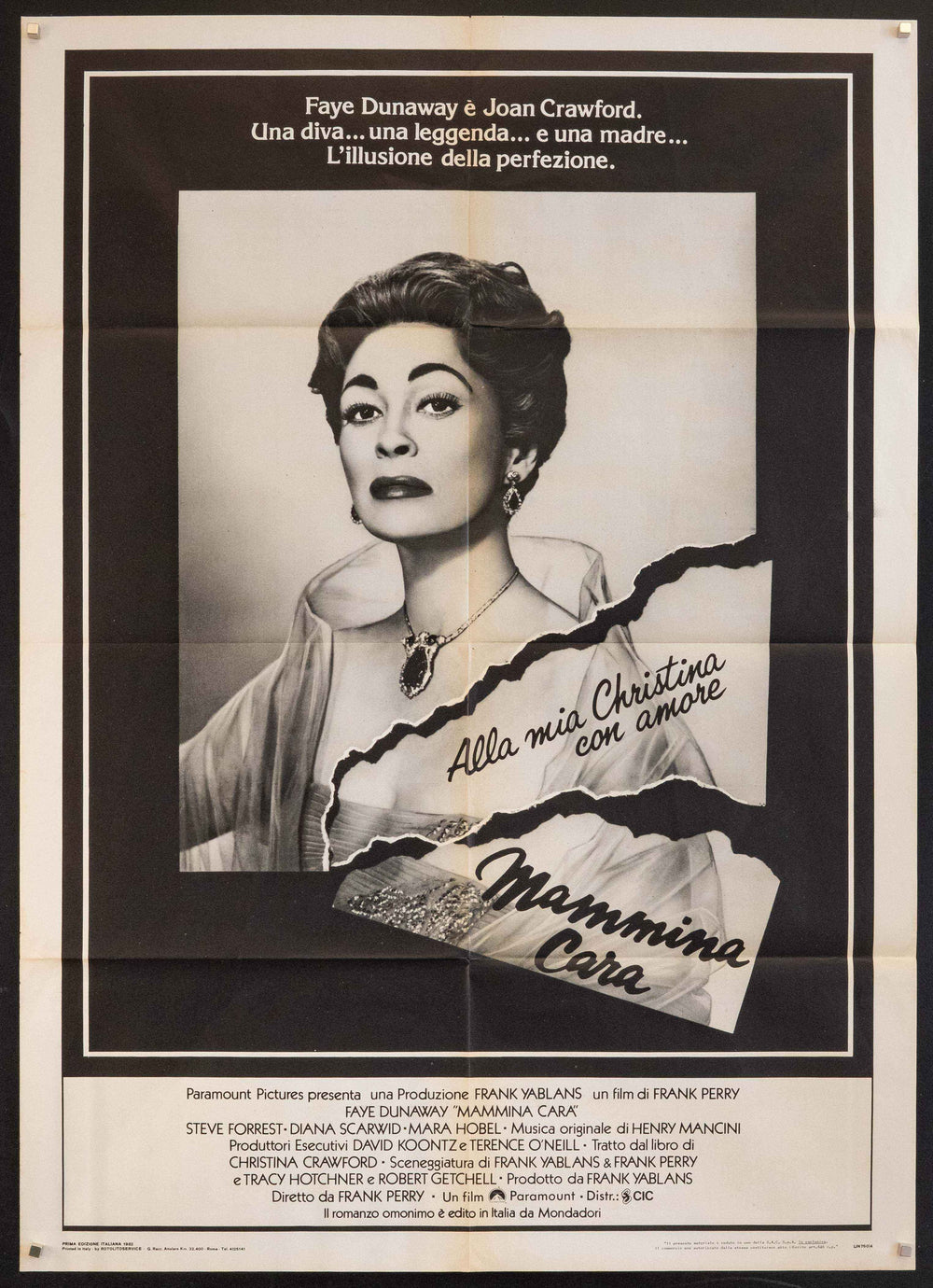 Mommie Dearest Original Vintage Movie Poster