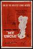 Mon Oncle 1 Sheet (27x41) Original Vintage Movie Poster