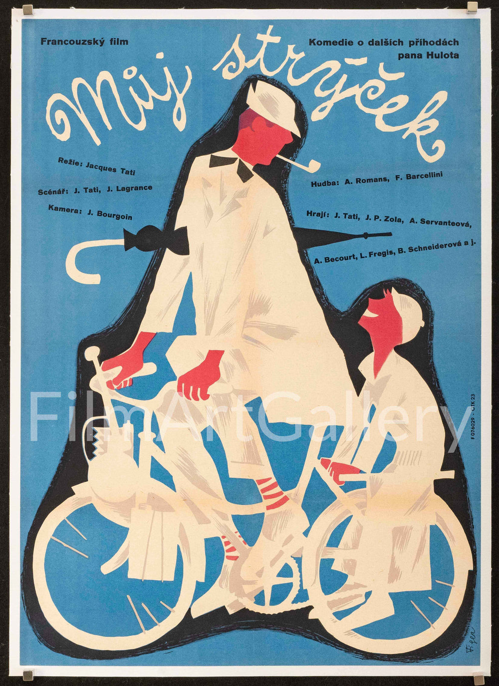 Mon Oncle Original Vintage Movie Poster