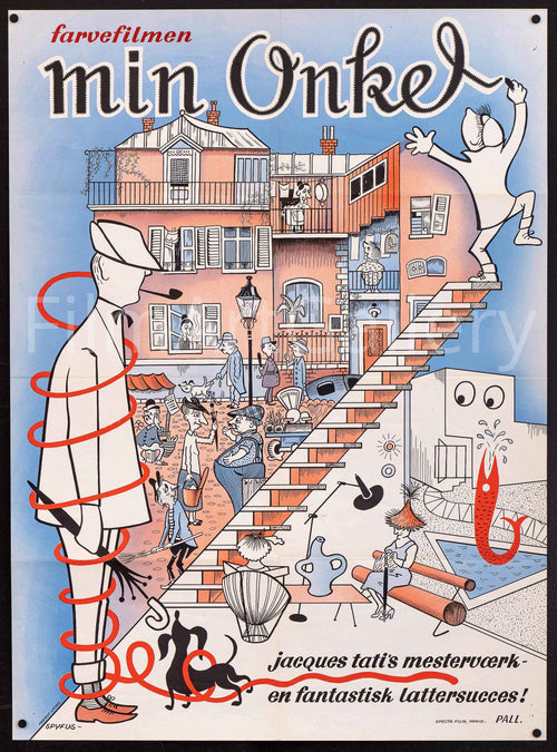 Mon Oncle Original Vintage Movie Poster