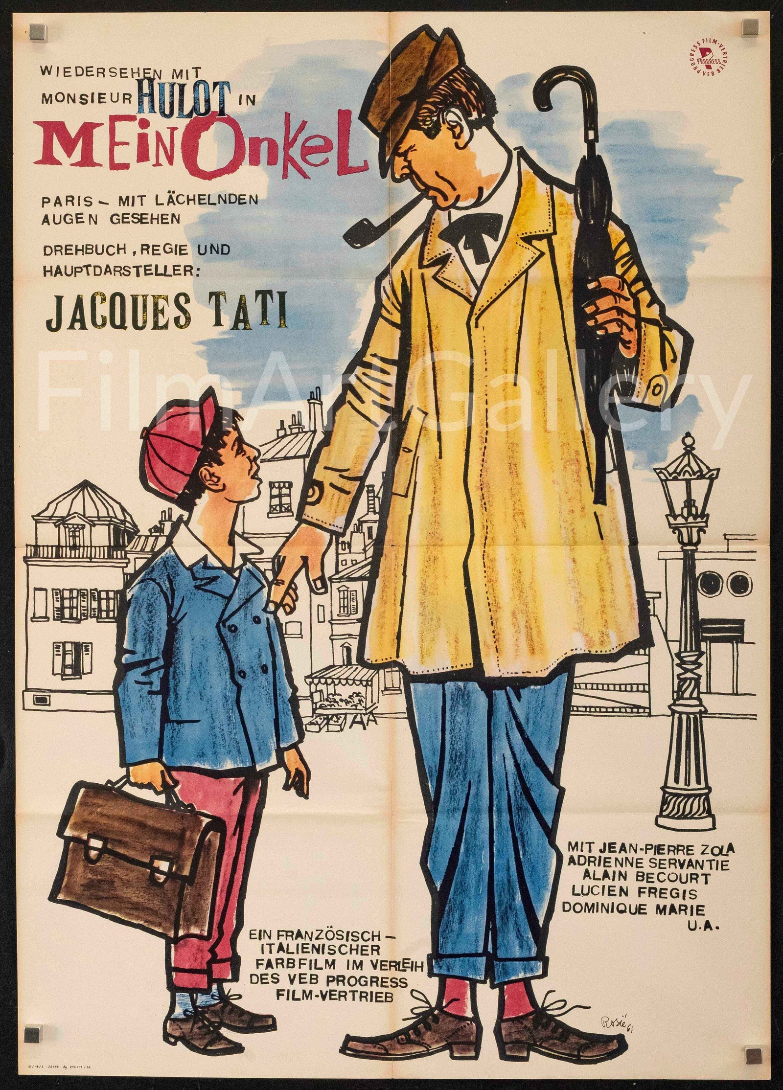 Mon Oncle Original Vintage Movie Poster