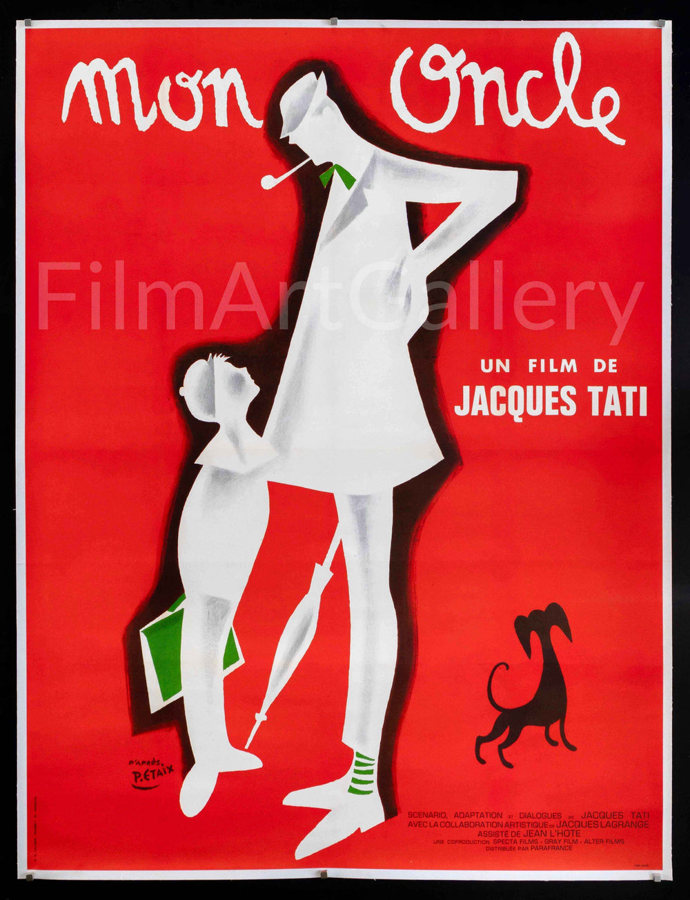 Mon Oncle Original Vintage Movie Poster