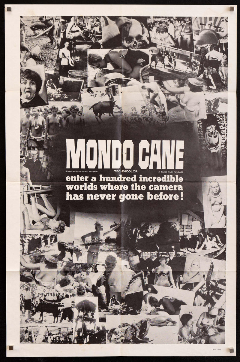 Mondo Cane 1 Sheet (27x41) Original Vintage Movie Poster
