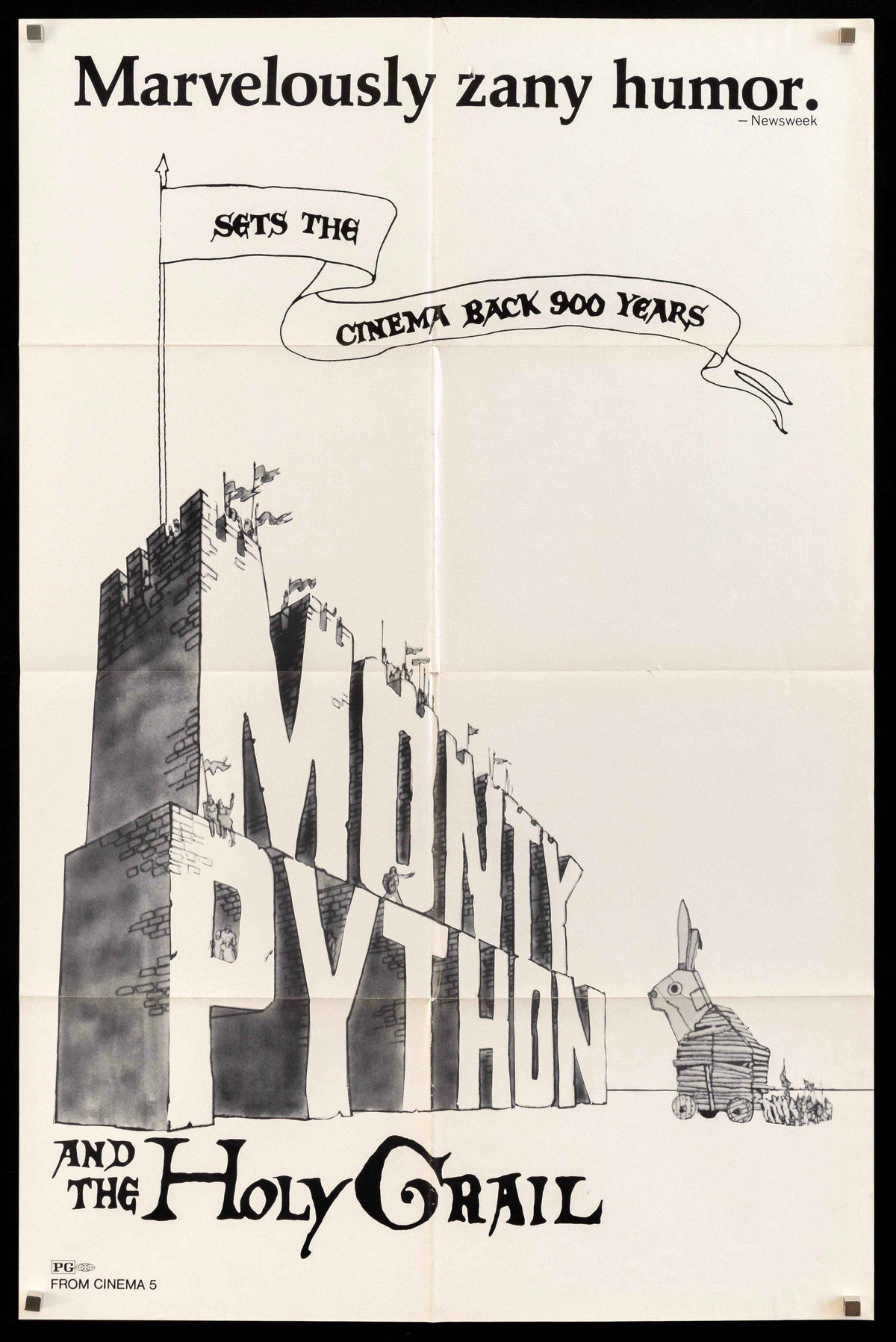 Monty Python and the Holy Grail Original Vintage Movie Poster