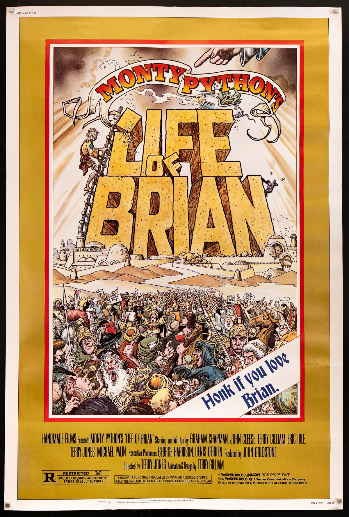 Monty Python&#39;s Life Of Brian Original Vintage Movie Poster