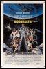 Moonraker Movie Poster 1 Sheet Size (27x41) 1 Sheet (27x41) Original Vintage Movie Poster