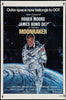 Moonraker Movie Poster USA Half Sheet Size (22x28) 1 Sheet (27x41) Original Vintage Movie Poster