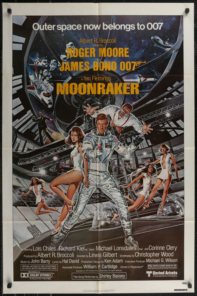 Moonraker 1 Sheet (27x41) Original Vintage Movie Poster