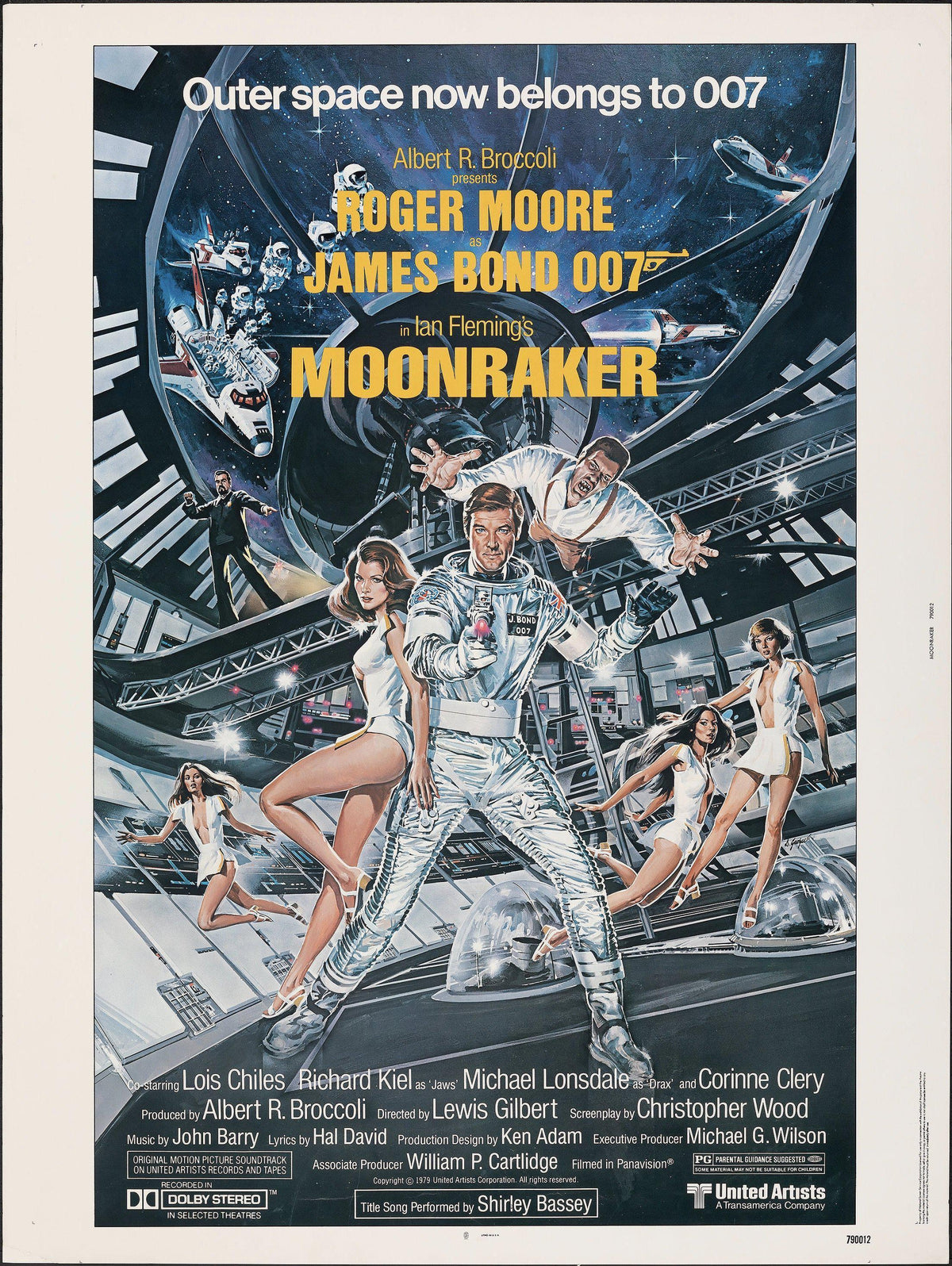 Moonraker 30x40 Original Vintage Movie Poster