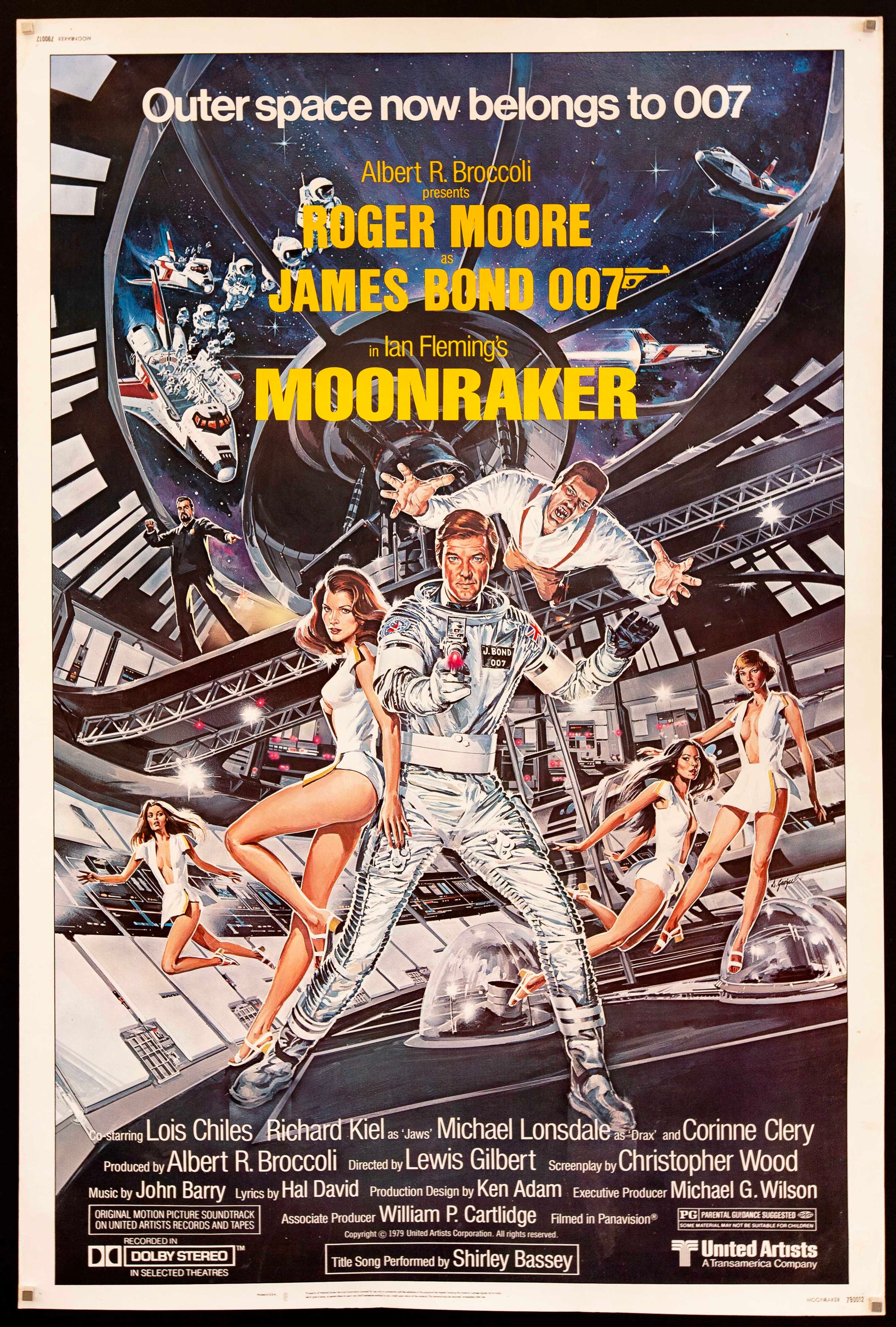 Moonraker 40x60 Original Vintage Movie Poster