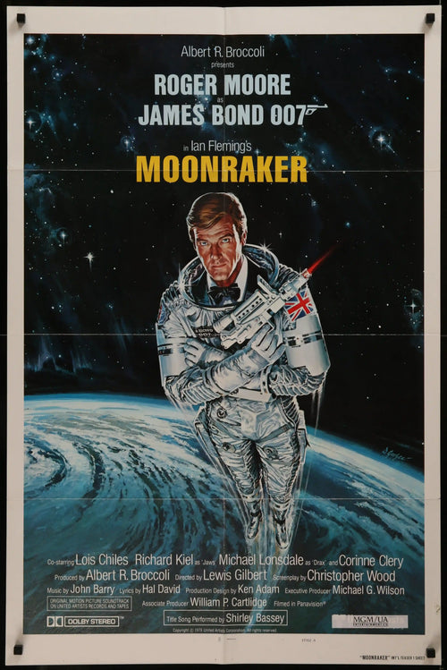 Moonraker Original Vintage Movie Poster