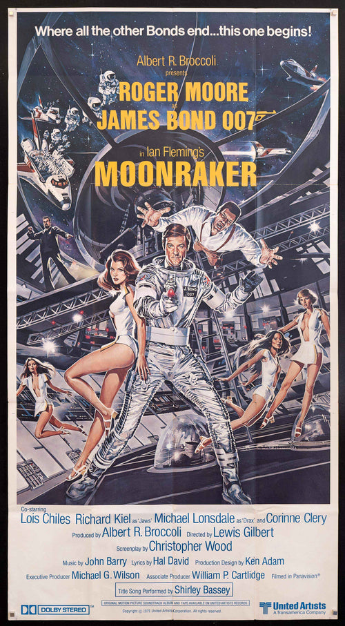 Moonraker Original Vintage Movie Poster