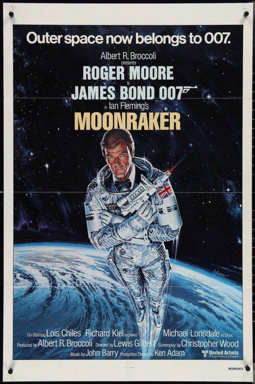 Moonraker Original Vintage Movie Poster