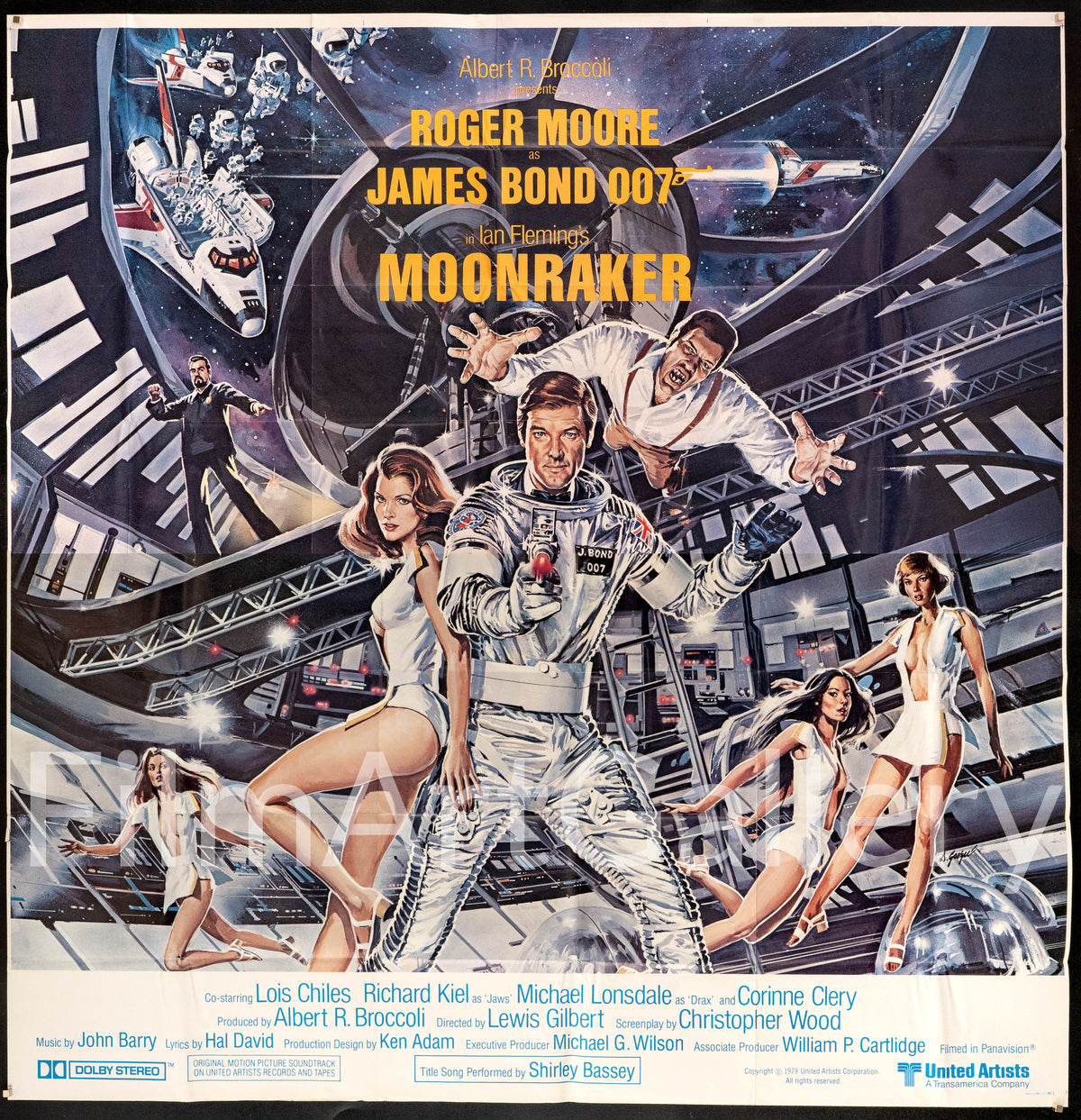 Moonraker Original Vintage Movie Poster