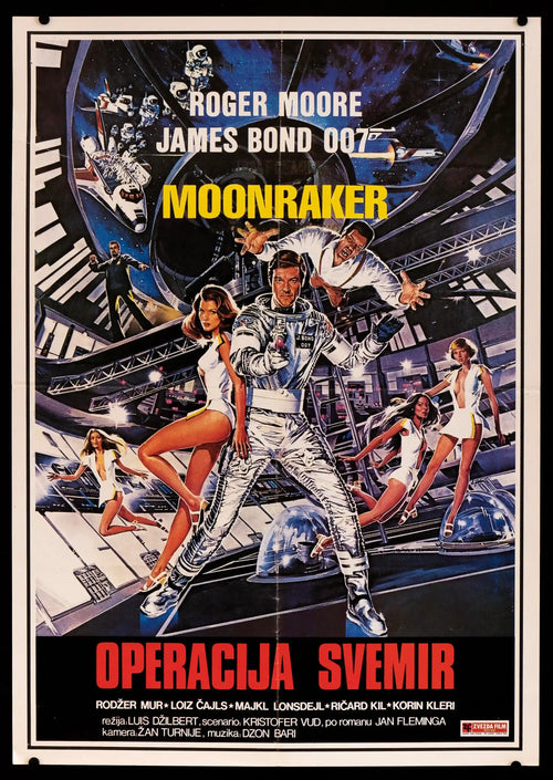 Moonraker Original Vintage Movie Poster